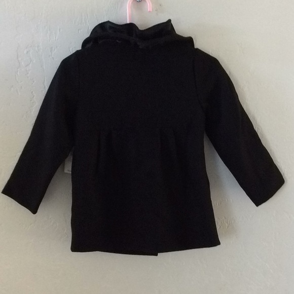 OLD NAVY black dress coat Size 4T Girls - Picture 3 of 4